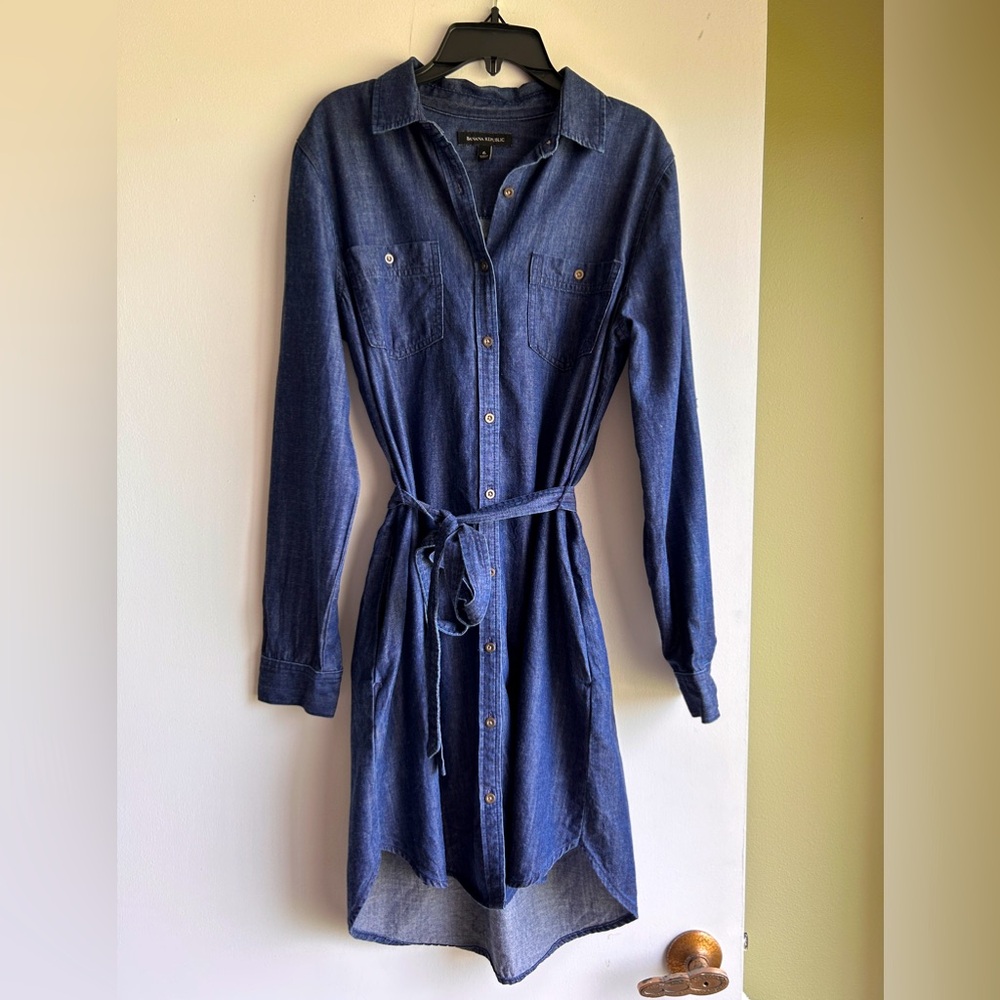 Banana Republic denim dress sz 6
